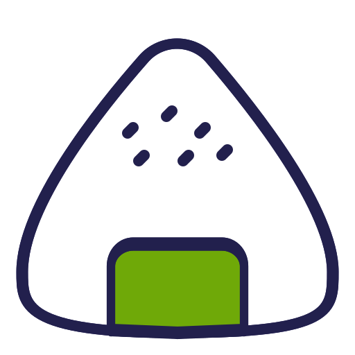 Onigiri, rice, japanese, japan, japanese food, japanese cuisine icon